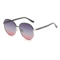 New polarized fashion women polygon luxury wholesale branded sunglasses